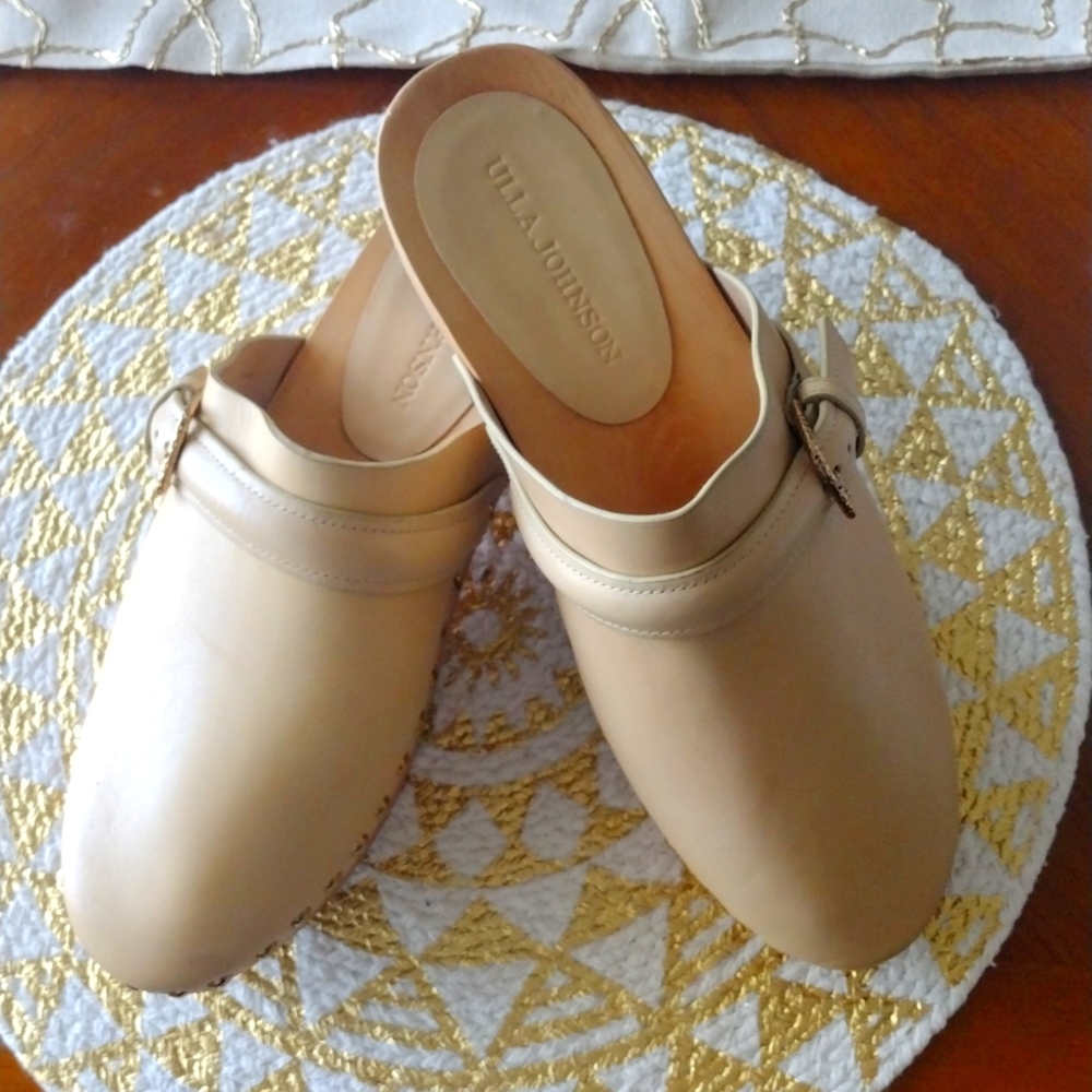 Ulla Johnson Cream Mules